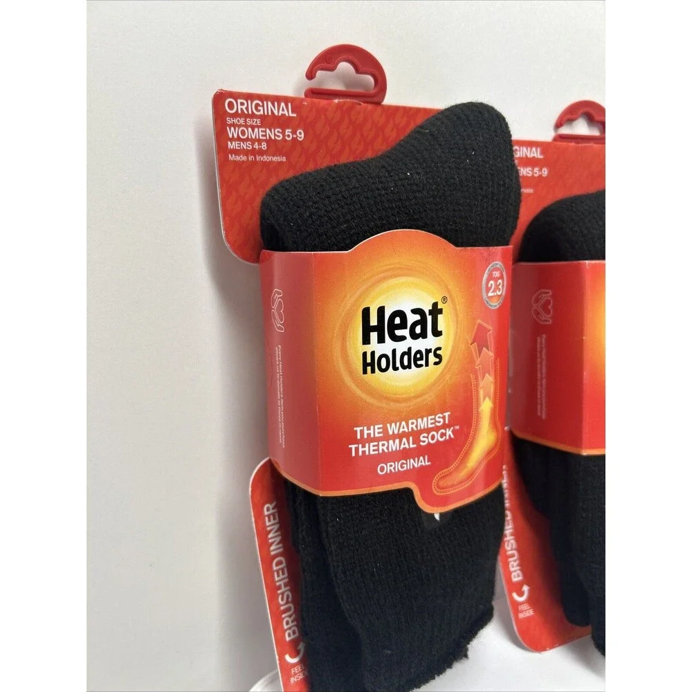 LOT OF‎ 2 - BRAND NEW - Grabber Women's Size 5-9 Heat Holder Socks